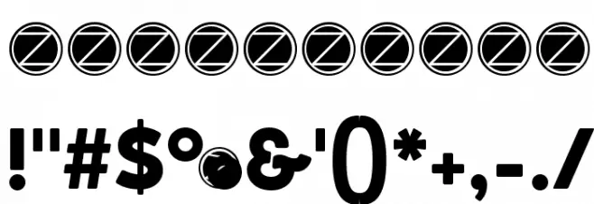 Cocogoose Classic Trial ExtraBold Font OTHER CHARS