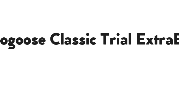 Cocogoose Classic Trial ExtraBold Logo