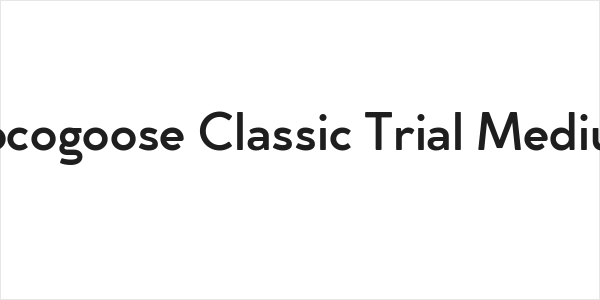 Cocogoose Classic Trial Medium Logo
