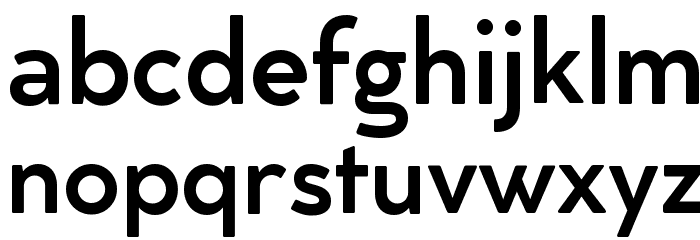 Cocogoose Classic Trial Medium Font LOWERCASE