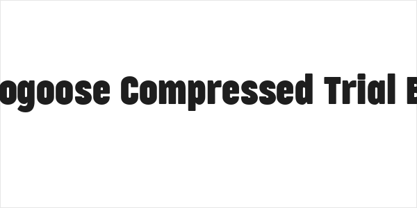 Cocogoose Compressed Trial Bold Logo