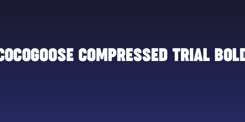 Cocogoose Compressed Trial Bold Social Header