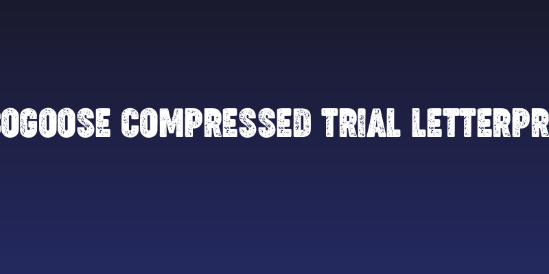 Cocogoose Compressed Trial Letterpress Social Header