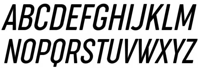 Cocogoose Compressed Trial Light Italic Polices MAJUSCULES