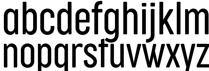 Cocogoose Compressed Trial Light Font LOWERCASE
