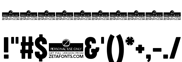 Cocogoose Compressed Trial Regular Font OTHER CHARS
