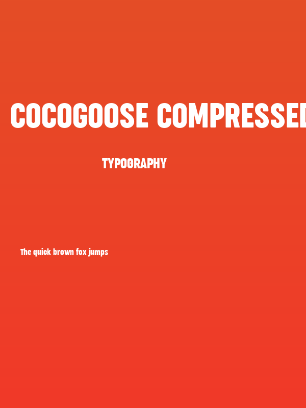 Cocogoose Compressed Trial Regular Poster