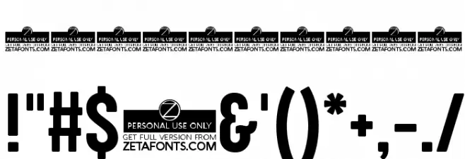 Cocogoose Compressed Trial Semilight Font OTHER CHARS