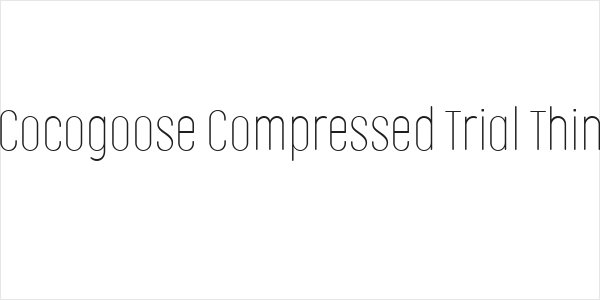 Cocogoose Compressed Trial Thin Logo