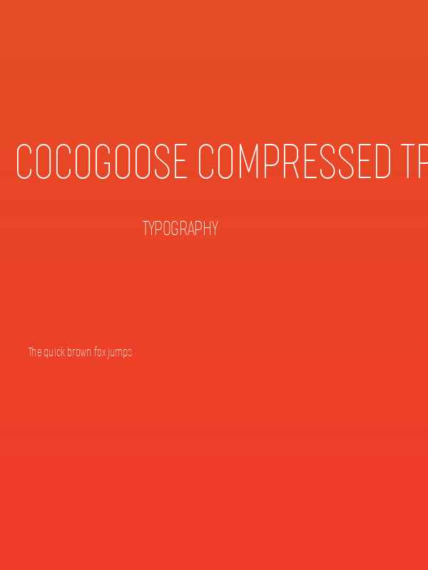 Cocogoose Compressed Trial Thin Poster