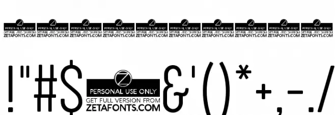 Cocogoose Compressed Trial UltraLight Font OTHER CHARS