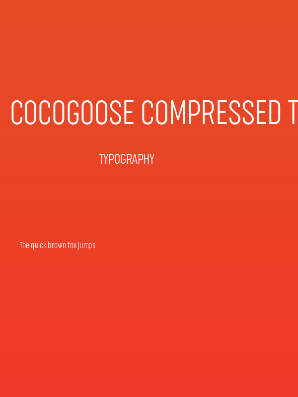 Cocogoose Compressed Trial UltraLight Poster