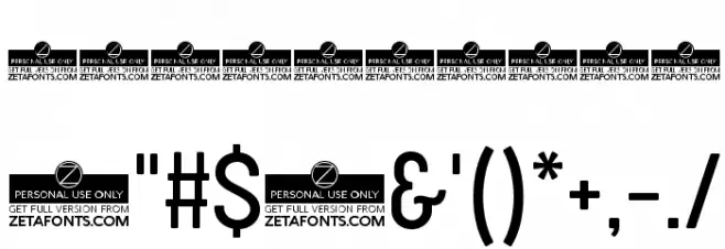 Cocogoose Condensed Trial Light Font OTHER CHARS