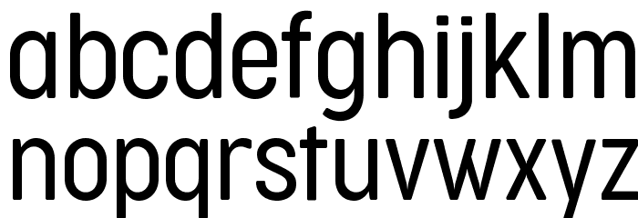 Cocogoose Condensed Trial Light Font LOWERCASE