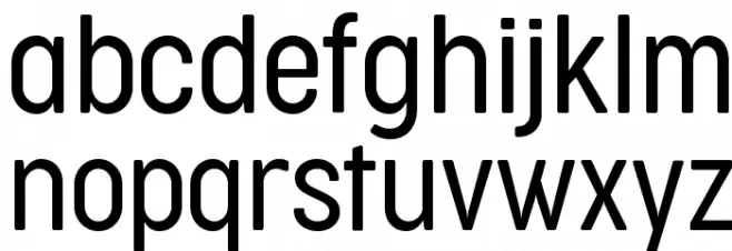 Cocogoose Condensed Trial Light Caratteri MINUSCOLO