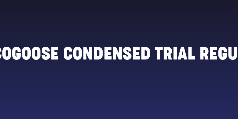 Cocogoose Condensed Trial Regular Social Header
