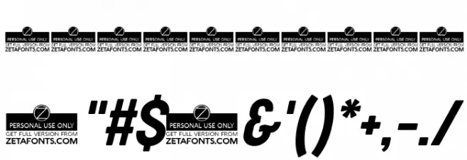 Cocogoose Condensed Trial Semilight Italic Font OTHER CHARS