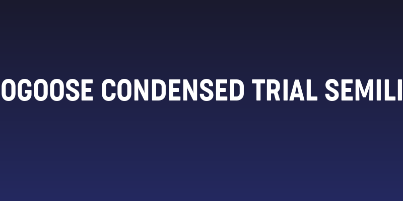 Cocogoose Condensed Trial Semilight Social Header