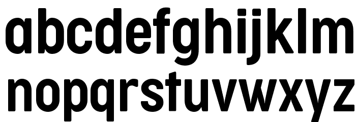 Cocogoose Condensed Trial Semilight Font LOWERCASE