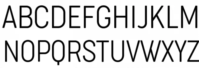Cocogoose Condensed Trial UltraLight Polices MAJUSCULES