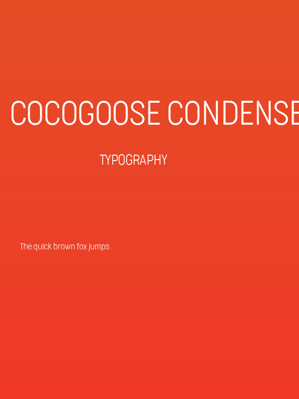 Cocogoose Condensed Trial UltraLight Poster