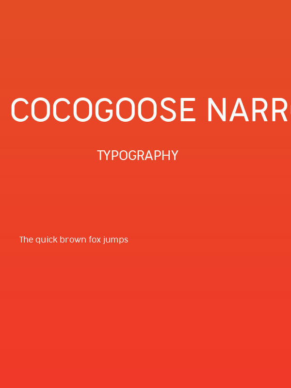 Cocogoose Narrow Trial Light Poster