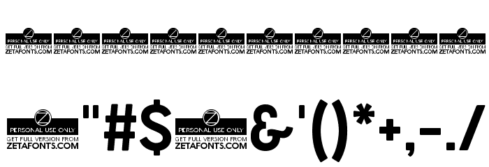 Cocogoose Narrow Trial Semilight Font OTHER CHARS
