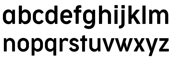 Cocogoose Narrow Trial Semilight Font LOWERCASE