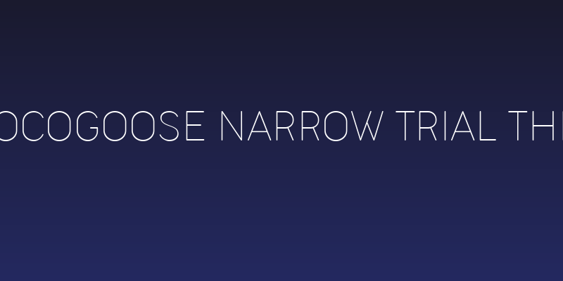 Cocogoose Narrow Trial Thin Social Header