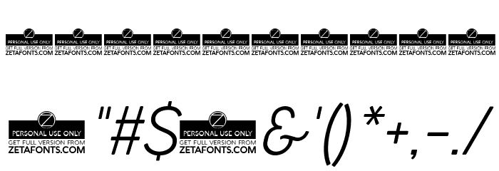 Cocogoose Narrow Trial UltraLight Italic Font OTHER CHARS