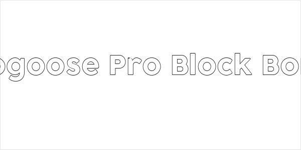 Cocogoose Pro Block Border Logo