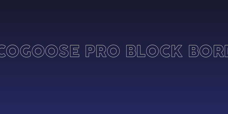 Cocogoose Pro Block Border Social Header