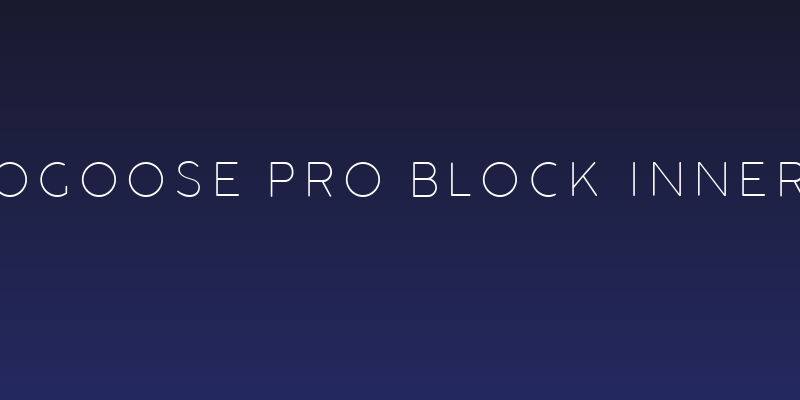 Cocogoose Pro Block Innerline Social Header