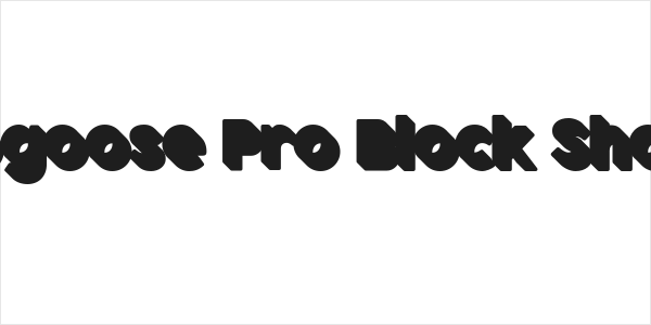 Cocogoose Pro Block Shadow Logo