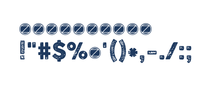 Cocogoose Pro Letterpress Other Characters