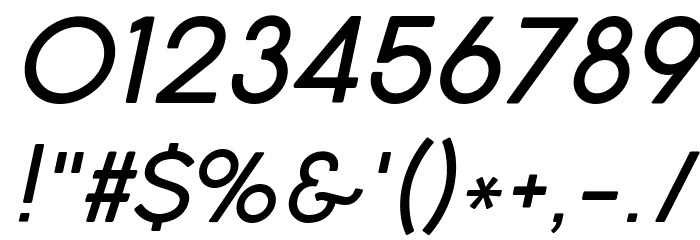 Cocogoose Pro Light Italic Font OTHER CHARS