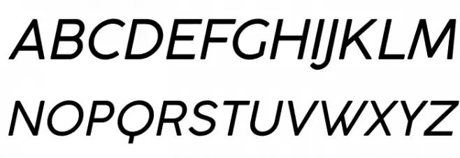 Cocogoose Pro Light Italic 字体 大写