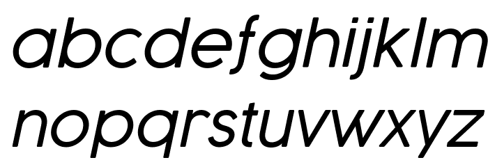 Cocogoose Pro Light Italic Font LOWERCASE
