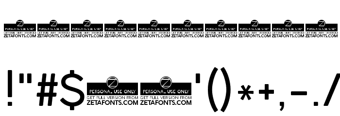 Cocogoose Pro Light Font OTHER CHARS
