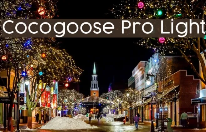 Cocogoose Pro Light Example 1