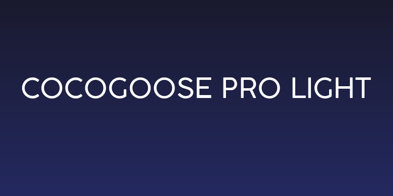 Cocogoose Pro Light Social Header