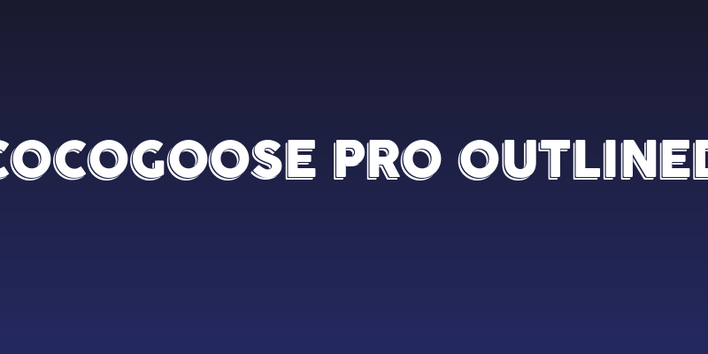 Cocogoose Pro Outlined Social Header