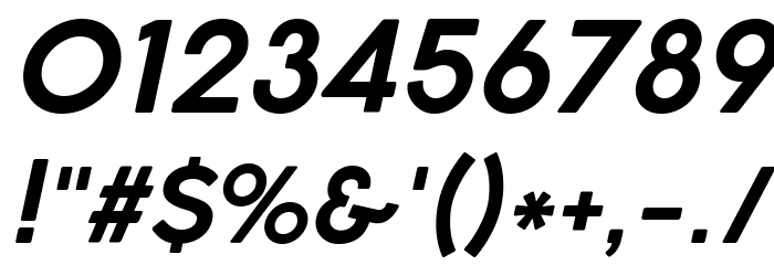 Cocogoose Pro SemiLight Italic Font OTHER CHARS