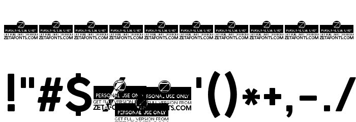 Cocogoose Pro SemiLight Font OTHER CHARS