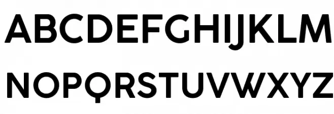 Cocogoose Pro SemiLight Font Litere mari