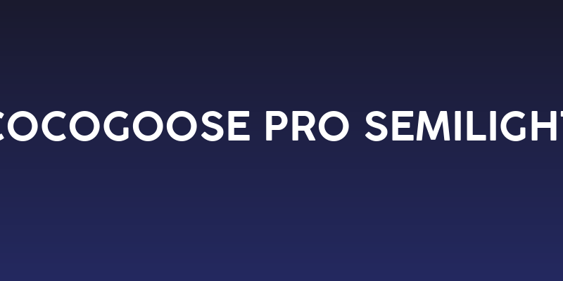 Cocogoose Pro SemiLight Social Header