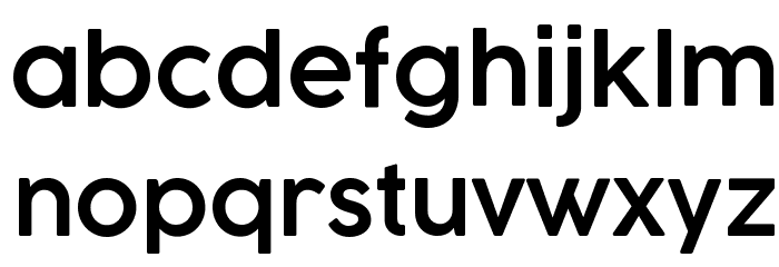 Cocogoose Pro SemiLight Font LOWERCASE