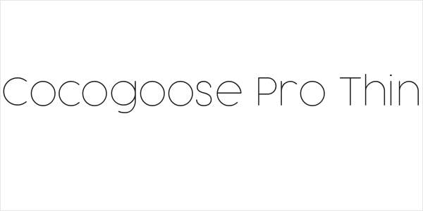 Cocogoose Pro Thin Logo