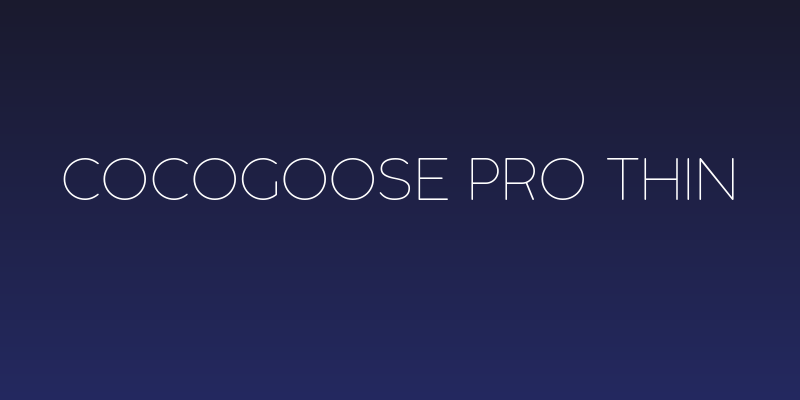 Cocogoose Pro Thin Social Header