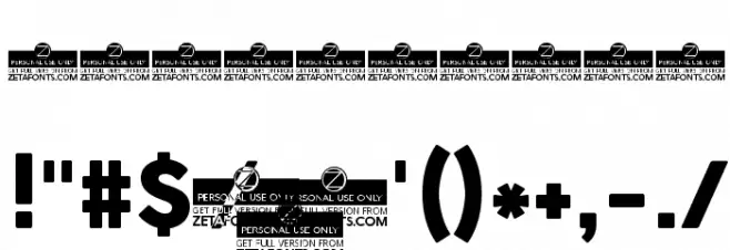 Cocogoose Pro Font OTHER CHARS